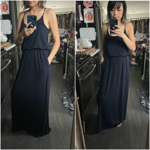 Boho Minimalist Cami Pocket Maxi Dress - Picture 10 of 11